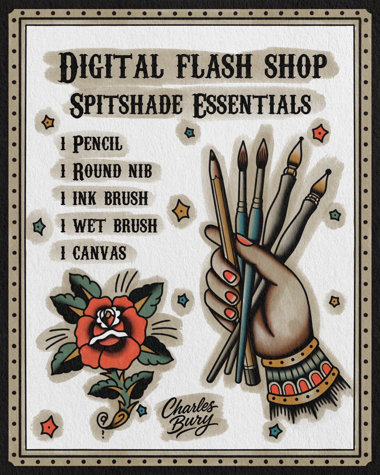 Charles Bury's Spitshade Essentials