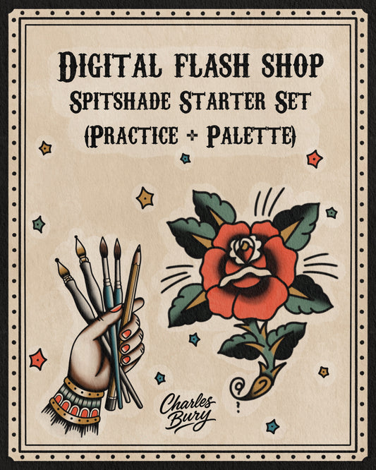 Spitshade Starter Set (Practice + Palette)