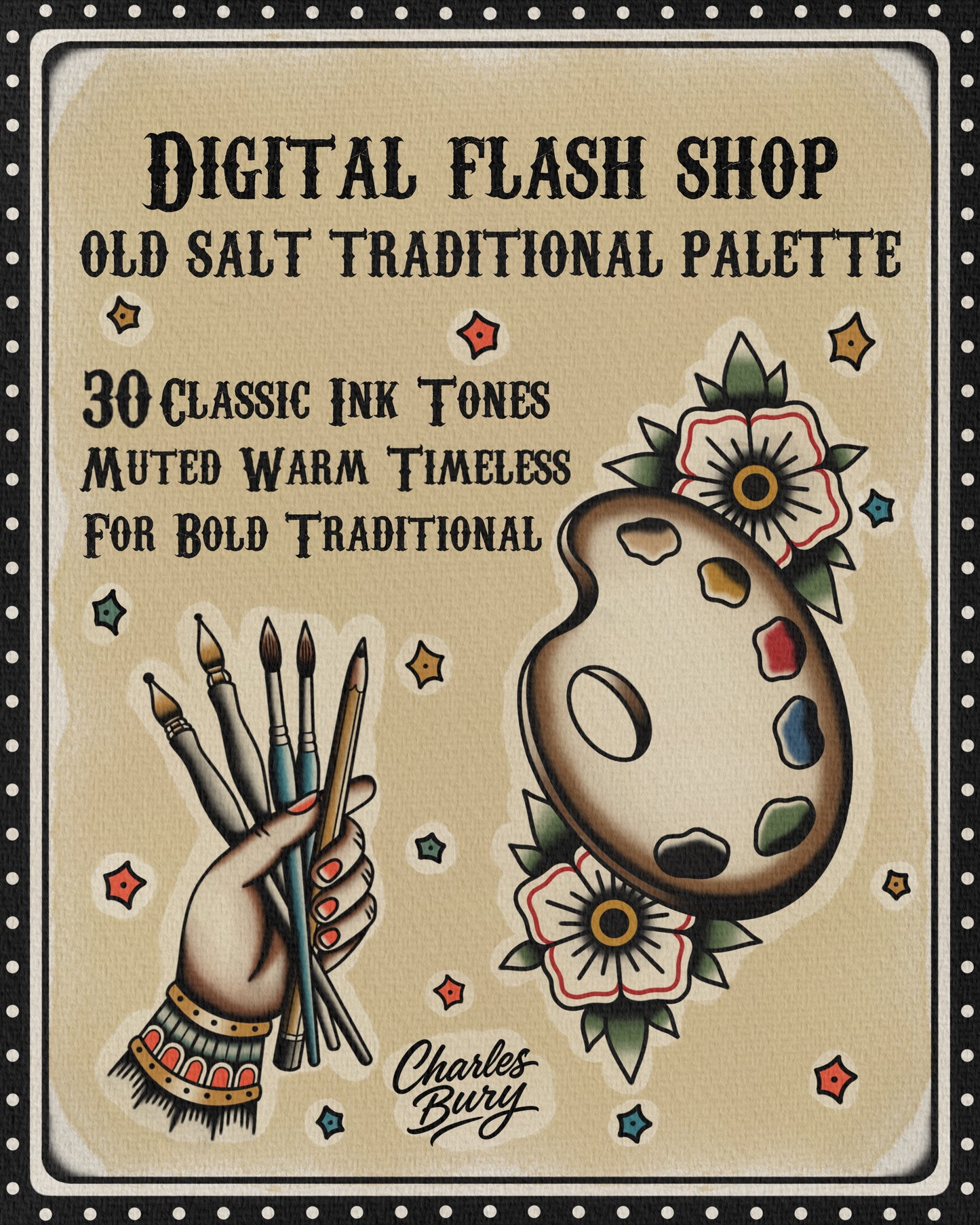 Charles Bury’s Old Salt Traditional Palette